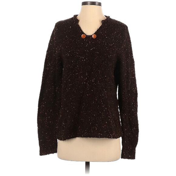 Christopher & Banks Speckled Pullover Sweater Women’s Size Small Brown - Picture 1 of 4